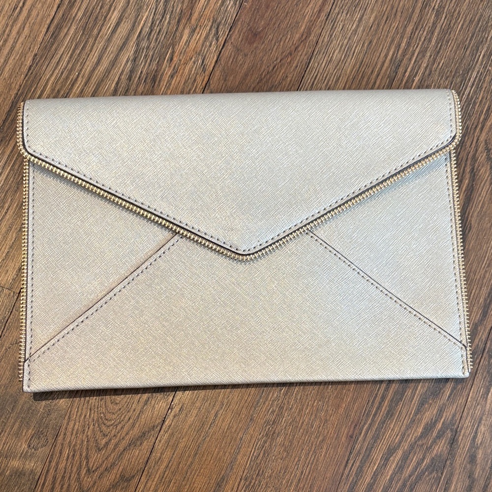 Elegant Cream Envelope Clutch